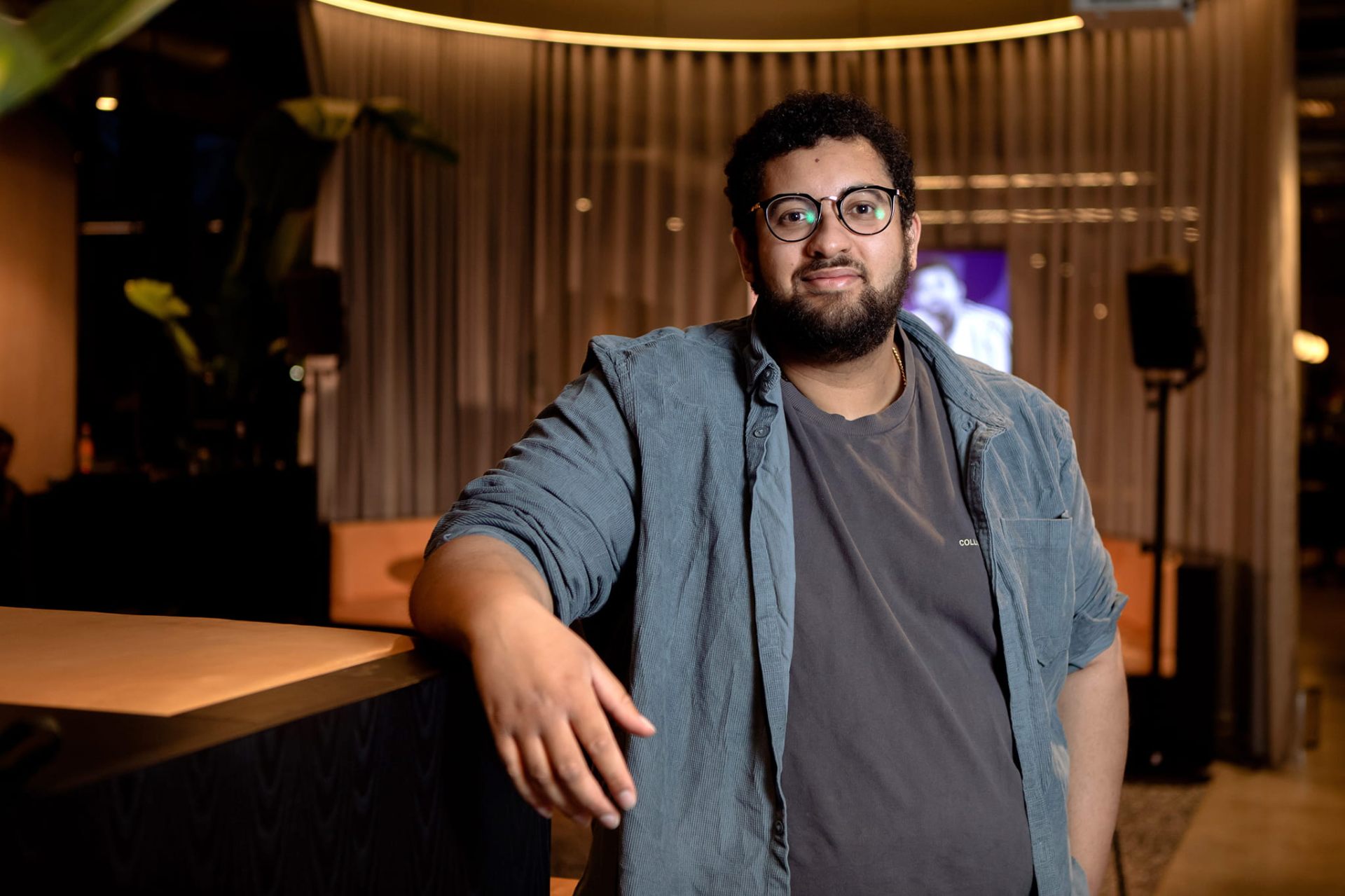 James Gayle in Hampshire Podcast Studios